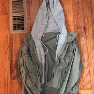 Olive green jacket